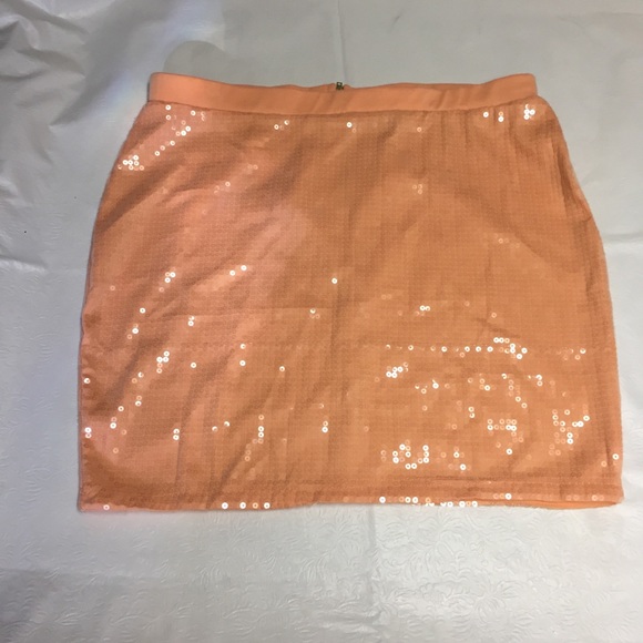 H&M Dresses & Skirts - H&M Brand Sequined Mini Skirt
Peach Size-Large